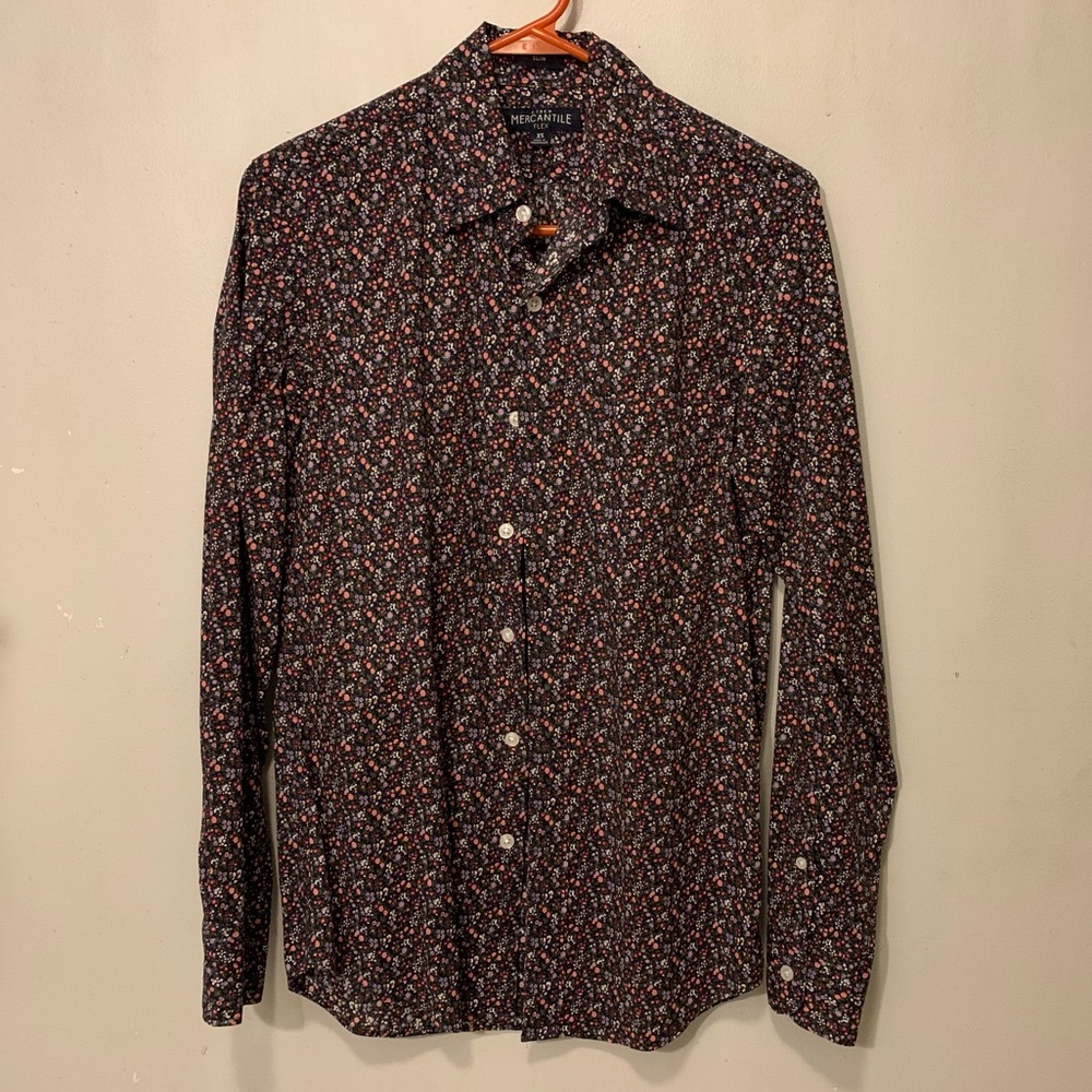 J.Crew floral button down XS